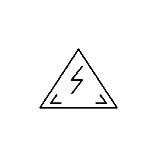 Icono de la línea de perno. Elementos de la energía iconos de ilustración. Signos, símbolos se pueden utilizar para la web, logotipo, aplicación móvil, interfaz de usuario, UX — Vector de stock