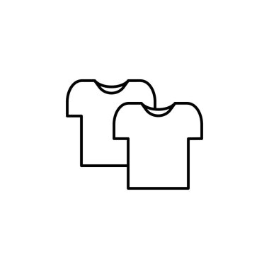 Gömlek sırası ikonu. Düğün illüstrasyon simgeleri. İşaretler, semboller ağ, logo, mobil uygulama, Ui, Ux için kullanılabilir