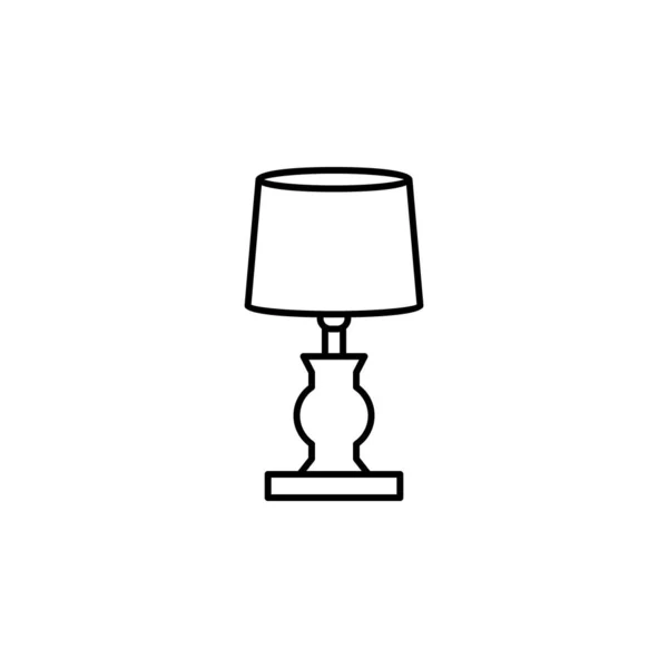 Işık, başucundaki lamba hattı ikonu. Düğün illüstrasyon simgeleri. İşaretler, semboller ağ, logo, mobil uygulama, Ui, Ux için kullanılabilir — Stok Vektör