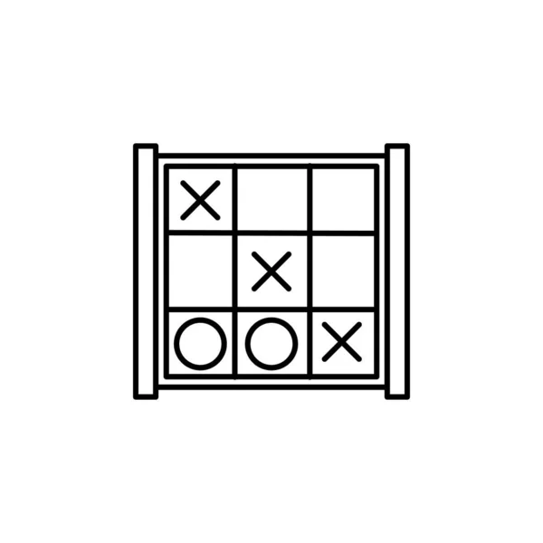 Spiel Linie Symbol Auf Weißem Hintergrund Zeichen Und Symbole Können — Stockvektor