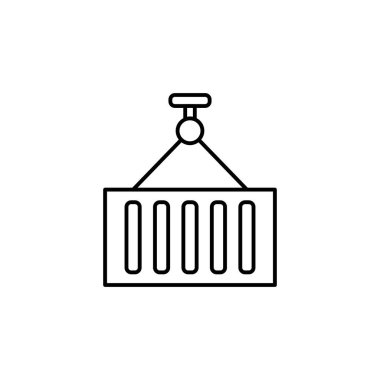 Beyaz arkaplanda kabuk çizgisi resimleme simgesi. İşaretler ve semboller ağ, logo, mobil uygulama, UI, UX için kullanılabilir