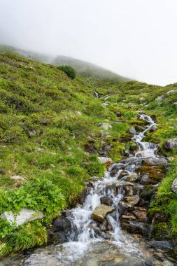Bieler Hoehe, Montafon Silvretta 'da göl ile birlikte Avustralya Alplerinde.
