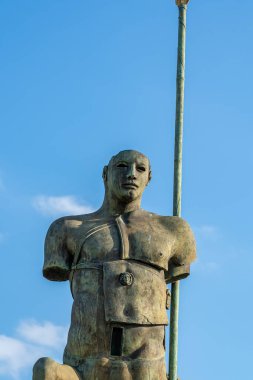 Napel, İtalya yakınlarındaki Pompeji şehrindeki heykel.