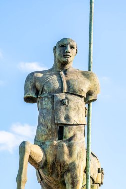 Napel, İtalya yakınlarındaki Pompeji şehrindeki heykel.