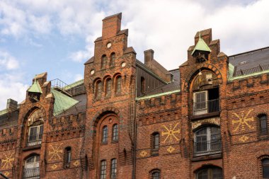 Red Hamburg Deposu ilçe binaları, Hamburg, Almanya