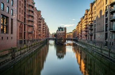 Red Hamburg Deposu ilçe binaları, Hamburg, Almanya