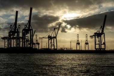 Hamburg liman turnaları zürafaya benziyor, Almanya