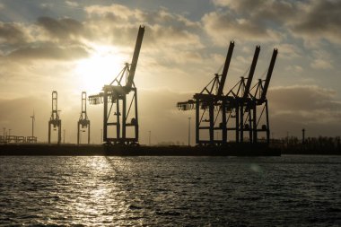 Hamburg liman turnaları zürafaya benziyor, Almanya