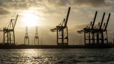 Hamburg liman turnaları zürafaya benziyor, Almanya