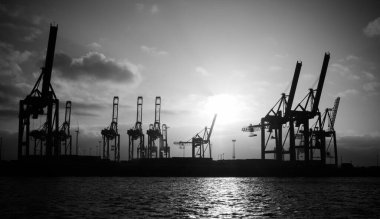 Hamburg liman turnaları zürafaya benziyor, Almanya
