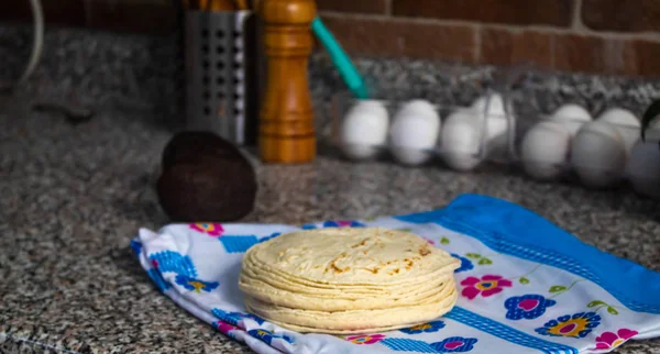 Taze mısır tortilla