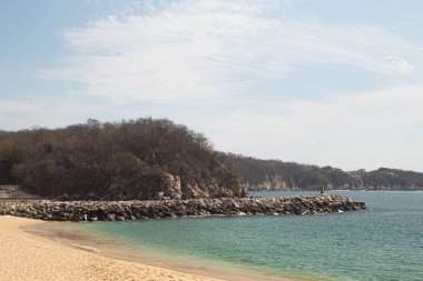 Kumsal günü hindistan cevizi suyu ve güneşli.