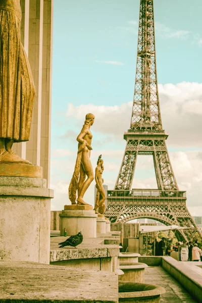 Παρίσι Γαλλία Eiffle Πύργος — Φωτογραφία Αρχείου