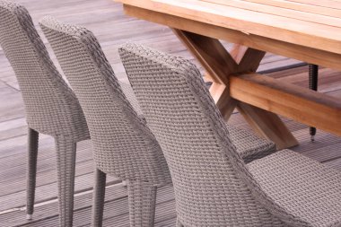 Sanatsal Etnik Klas Modern Şık Ev İçi Lüks Ev İçi ve Açık Bahçe Park Mobilya Masası Mobilya Kabine Aksesuarları Rattan Plastik Wicker veya Otel ve Ev için Tahta Malzemeler