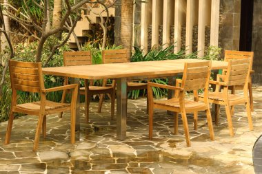 Sanatsal Etnik Klas Modern Şık Ev İçi Lüks Ev İçi ve Açık Bahçe Park Mobilya Masası Mobilya Kabine Aksesuarları Rattan Plastik Wicker veya Otel ve Ev için Tahta Malzemeler