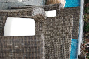 Sanatsal Etnik Klas Modern Şık Ev İçi Lüks Ev İçi ve Açık Bahçe Park Mobilya Masası Mobilya Kabine Aksesuarları Rattan Plastik Wicker veya Otel ve Ev için Tahta Malzemeler