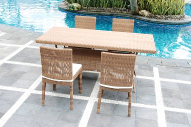 Sanatsal Etnik Klas Modern Şık Ev İçi Lüks Ev İçi ve Açık Bahçe Park Mobilya Masası Mobilya Kabine Aksesuarları Rattan Plastik Wicker veya Otel ve Ev için Tahta Malzemeler