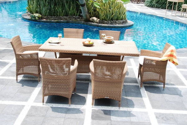 Artistic Ethnic Classy Modern Elegant Luxury Indoor Home Interiors and Outdoor Garden Park Furniture Table Chair Cabinet Accessories from Rattan Plastic Wicker or Wooden Materials for Hotel and House