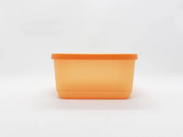 Recipiente Comida Plástica Moderna Artística Colorida Para Lanche Cozinha Aparelhos — Fotografia de Stock