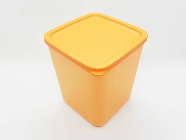 Πολύχρωμο Καλλιτεχνικό Σύγχρονο Πλαστικό Δοχείο Τροφίμων Για Σνακ Καρυκεύματα Συσκευές — Φωτογραφία Αρχείου