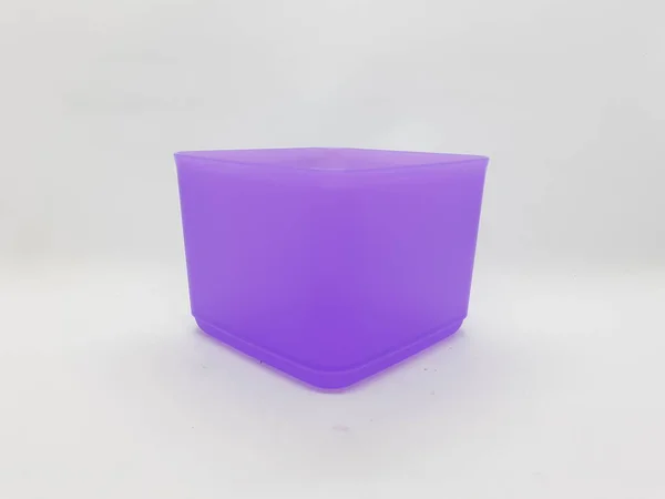 Farverige Artistic Modern Plastic Food Container Til Køkken Snack Eller - Stock-foto