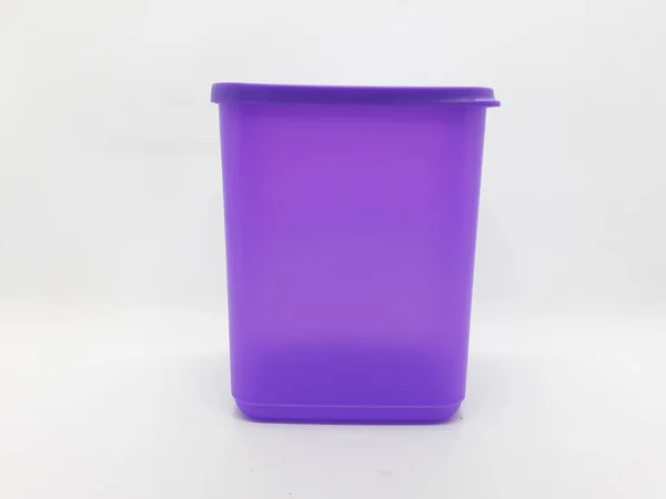 Kleurrijke Artistieke Moderne Plastic Food Container Voor Keuken Snack Kruiden — Stockfoto