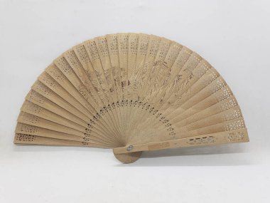 Ahşap Bambu İpek Katlama Hayranı Çin yapımı Vintage Retro Model Renkli Batik Desenli El Pervanesi Kumaş Kollu ve Tassels for Home Dekoration Party ya da Dans Hediyesi