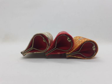 Güzel Modern Renkli Kadın Cüzdanı Beyaz İzole Arkaplanda