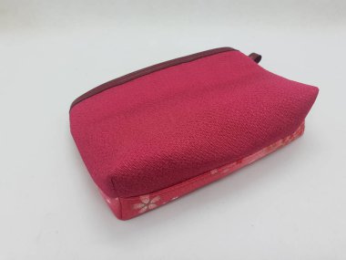 Güzel Modern Renkli Kadın Cüzdanı Beyaz İzole Arkaplanda