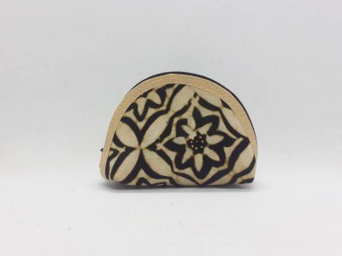 Güzel Modern Renkli Kadın Cüzdanı Beyaz İzole Arkaplanda