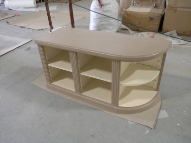 Klas ve Modern Lüks Ahşap Mobilyalar Ev İçi Mobilyalar Fabrikada İzole Arkaplanda