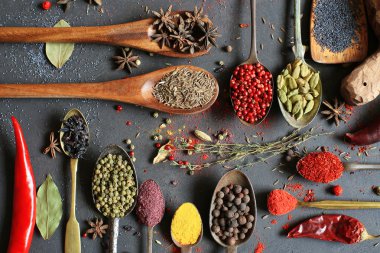 Baharatlı yemek arkaplanı