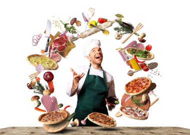 Pizza farklı tatlar ile 