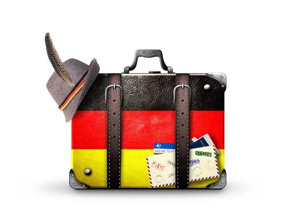 Germany, vintage suitcase — Stock Photo, Image