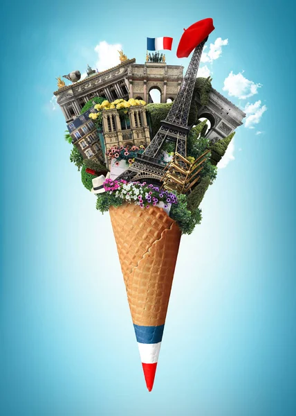 Frankrijk, bezienswaardigheden Parijs — Stockfoto
