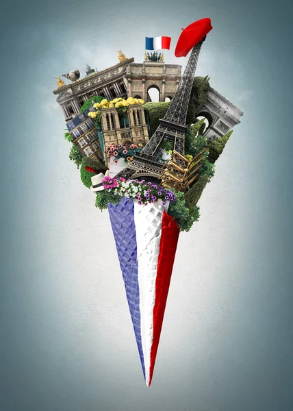 Francia, hitos de París — Foto de Stock