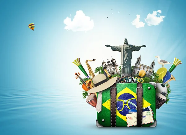 Brasil hitos, turismo — Foto de Stock