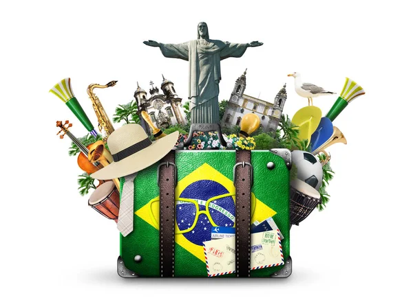 Brazil landmarks, tourism — Stock Photo, Image