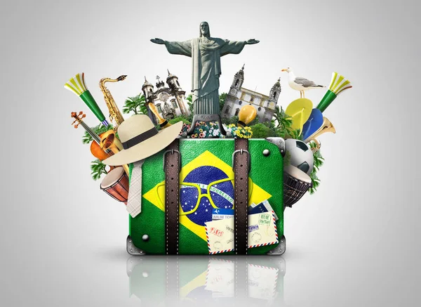 Brasil hitos, turismo — Foto de Stock