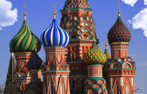 Rusya, Moskova, Aziz basil Katedrali — Stok fotoğraf