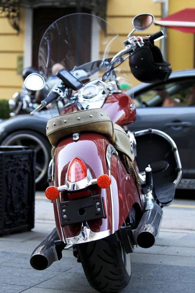 Eski vintage motosiklet — Stok fotoğraf