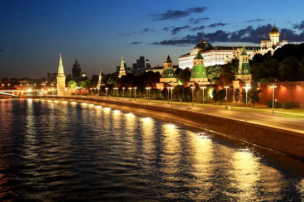 Blick auf den Moskauer Kreml — Stockfoto