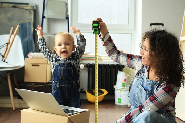 Mutter und Sohn — Stockfoto