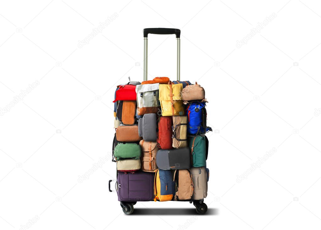 Travel big suitcase