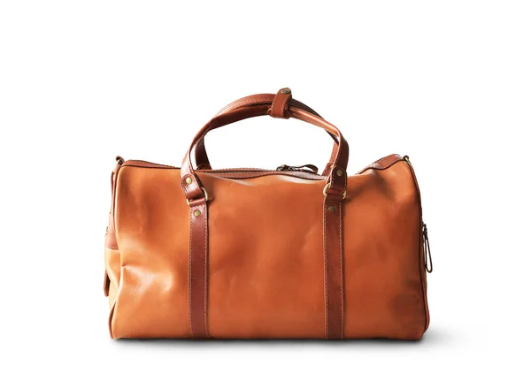 Grand Sac Voyage Classique Cuir Marron — Photo