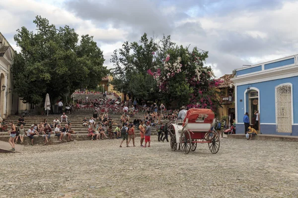 Vista Della Scala Trinidad Terrazze Con Buggy — Foto Stock