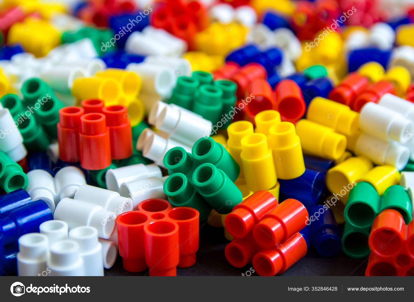 small plastic building blocks