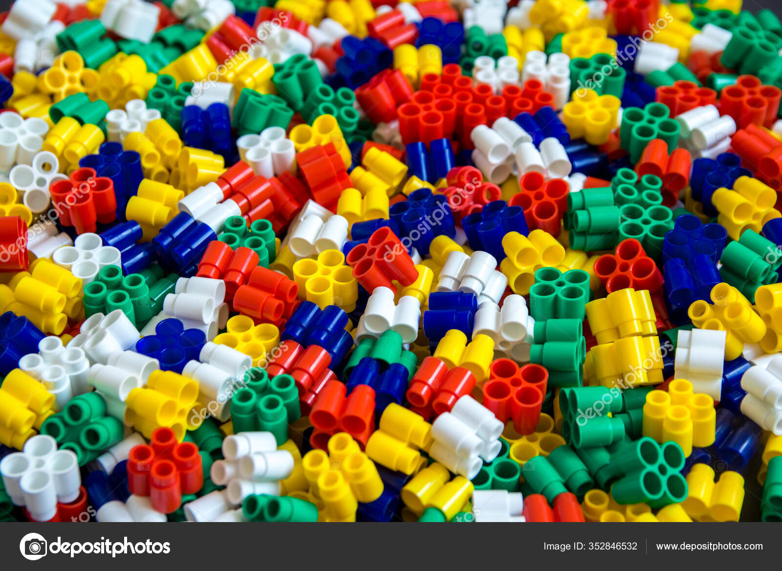 small plastic building blocks