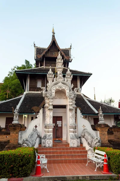 Wat Chedi Luang Ναός Χτίστηκε Κατά Διάρκεια Της Βασιλείας Του — Φωτογραφία Αρχείου