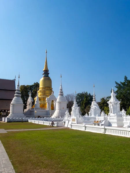 Wat Suan Dok Templo Ano 2450 Princesa Dara Rasami Graciosamente — Fotografia de Stock